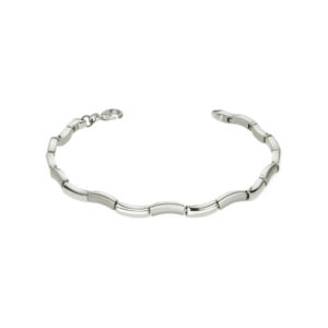 Wellenförmiges Boccia Titan Armband Damen 20CM