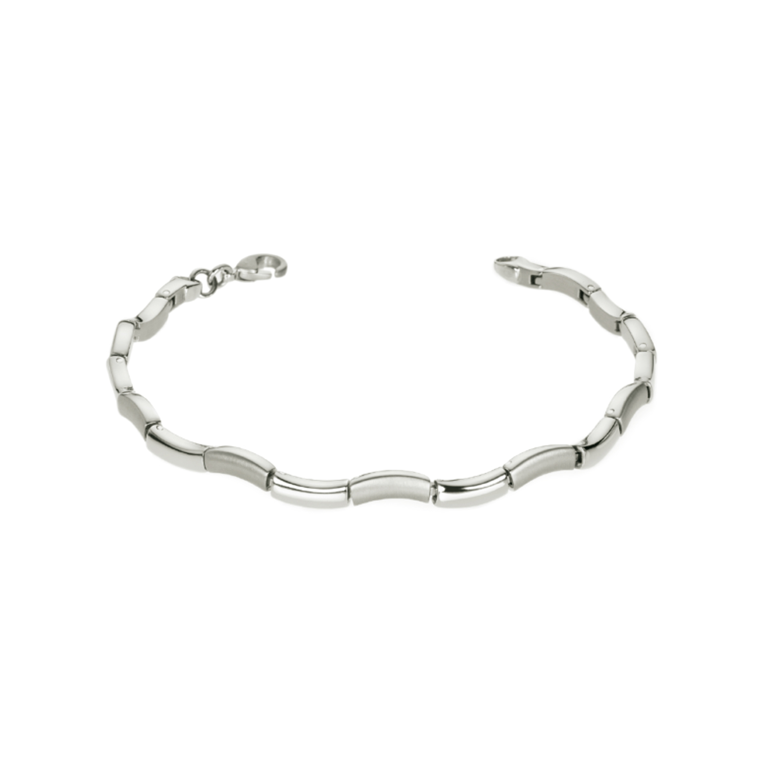 Wellenförmiges Boccia Titan Armband Damen 20CM – Bild 1