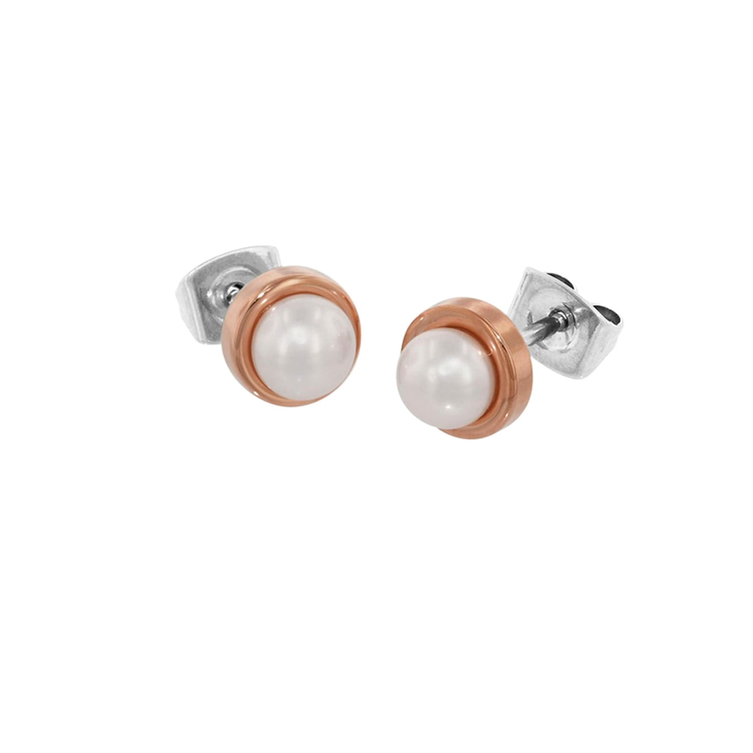 Boccia Titan Perlen Ohrstecker Kugelform 7,5MM – Bild 1