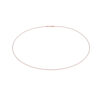 Ultradünner Halsreif Rosegold aus Edelstahl 0,8MM - Thumbnail Image 1