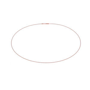 Ultradünner Halsreif Rosegold aus Edelstahl 0,8MM