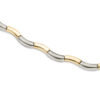 Wellenförmige Boccia Titan Halskette Damen 45cm - Thumbnail Image 3